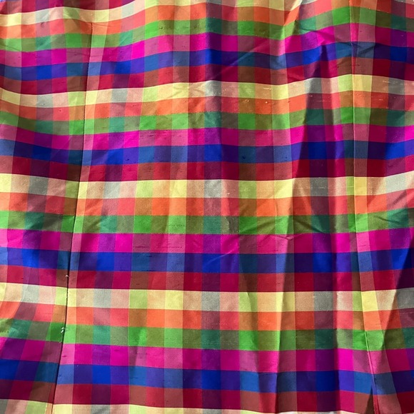 Kent Nielsen Multicolor Plaid Sleeveless Button Up Top‎ Colorful Size M - Picture 4 of 8